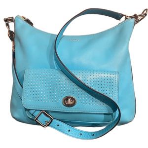 Turquoise Coach Crossbody Bag
